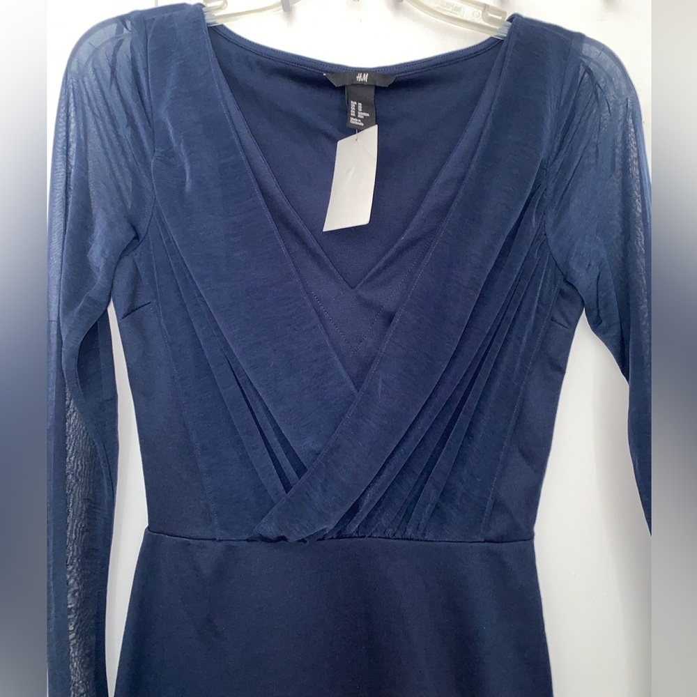 Navy Blue H&M Dress - Picture 3 of 3